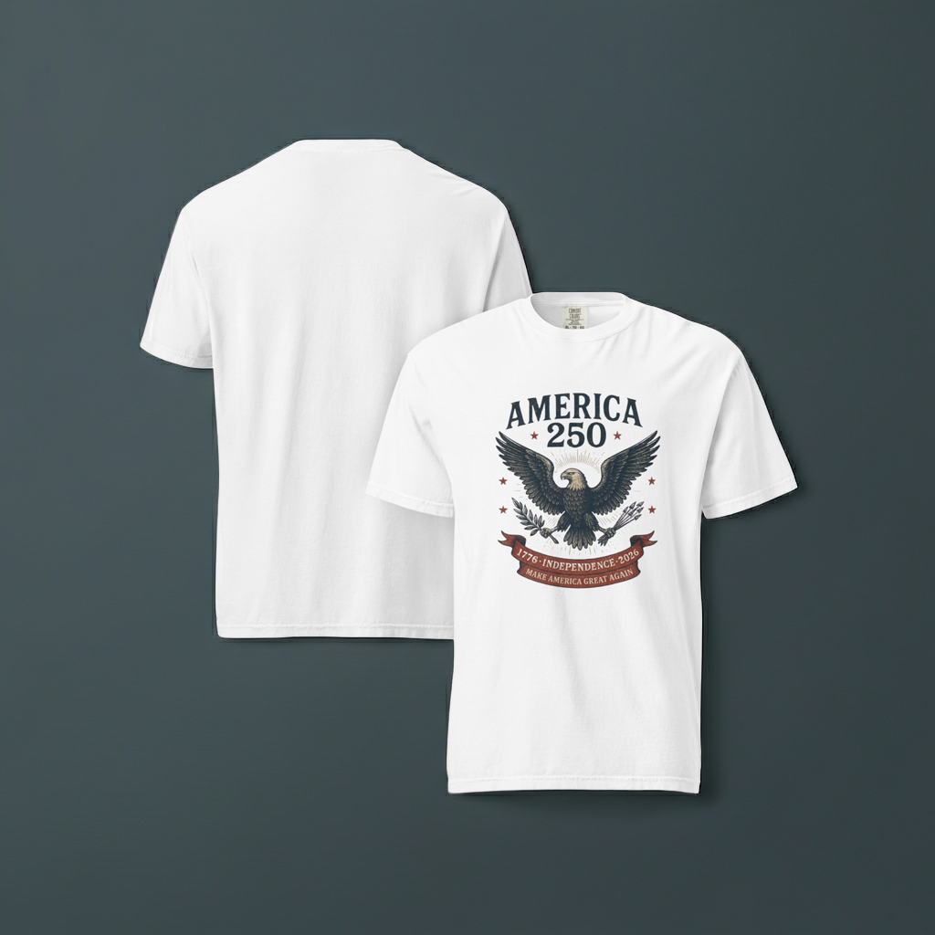 America 250 Eagle Shirt | Semi quincentennial Independence Tee | Vintage Patriotic Design | USA Anniversary Gift